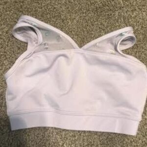 Capezio iridescent butterfly crop top NWOT